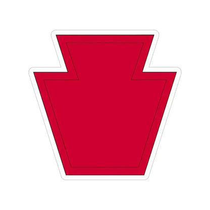 28th Infantry Division (U.S. Army) Transparent STICKER Die-Cut Vinyl Decal 5 Inch - The Sticker Space