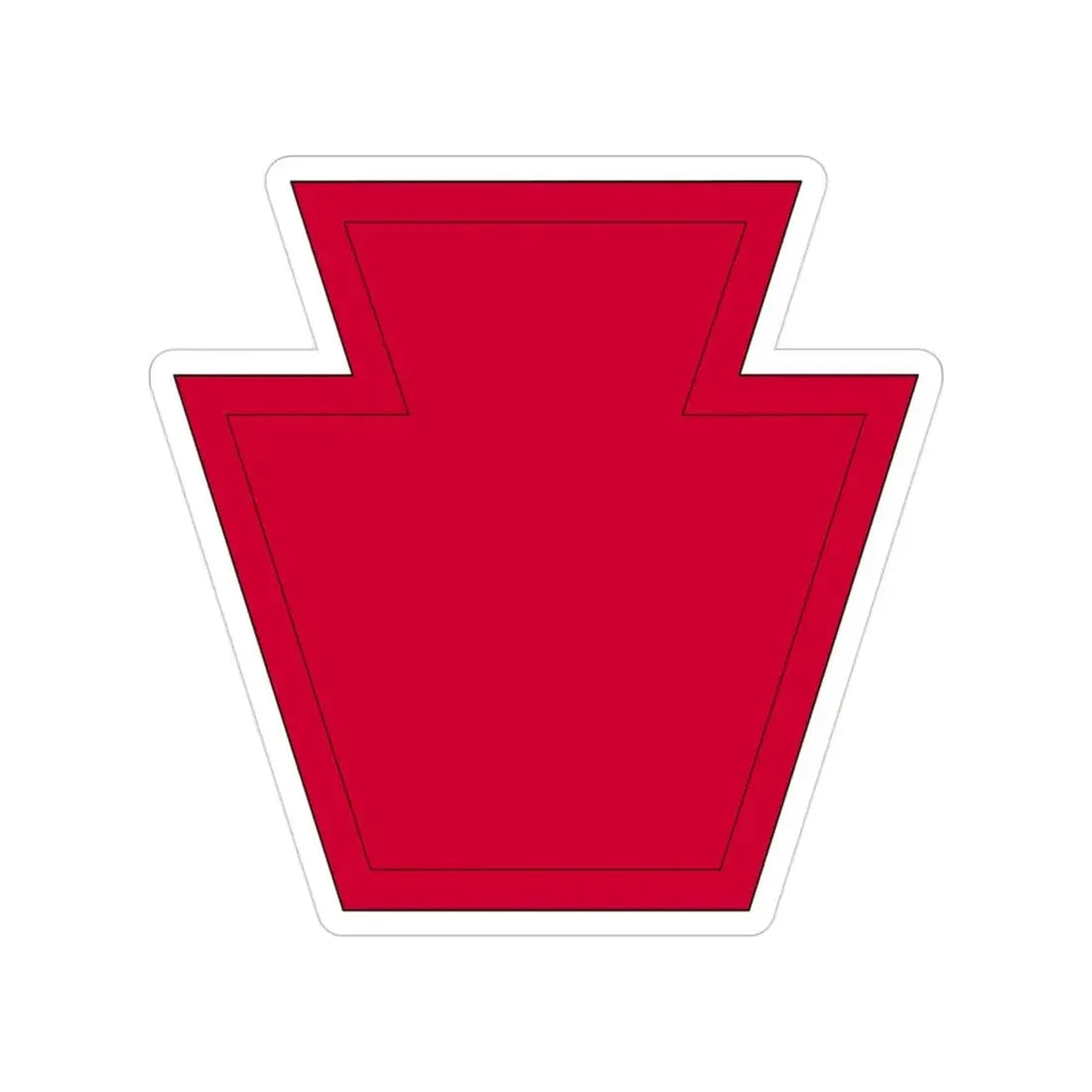 28th Infantry Division (U.S. Army) Transparent STICKER Die-Cut Vinyl Decal - The Sticker Space