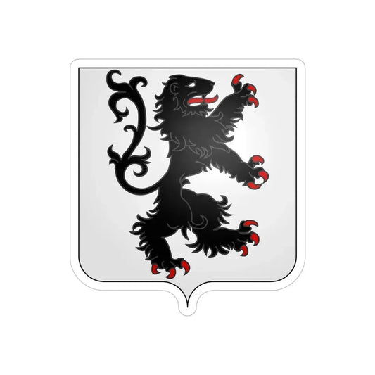 28th Infantry Regiment (U.S. Army) REVERSE PRINT Transparent Die-Cut STICKER 6 Inch Die-Cut Transparent - The Sticker Space