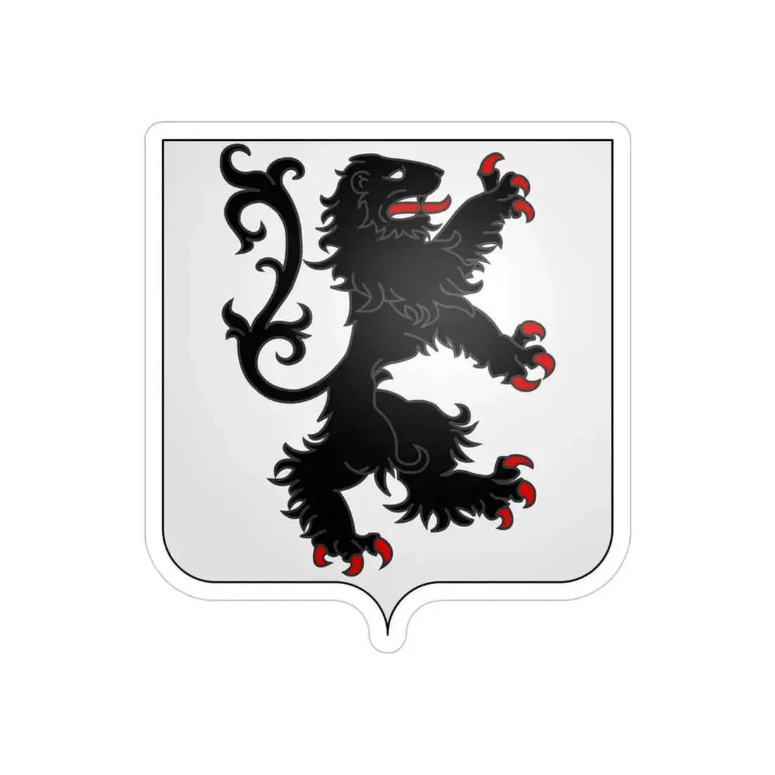 28th Infantry Regiment (U.S. Army) REVERSE PRINT Transparent Die-Cut STICKER - The Sticker Space