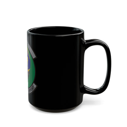 28th Logistics Support Squadron (U.S. Air Force) Black Coffee Mug-The Sticker Space