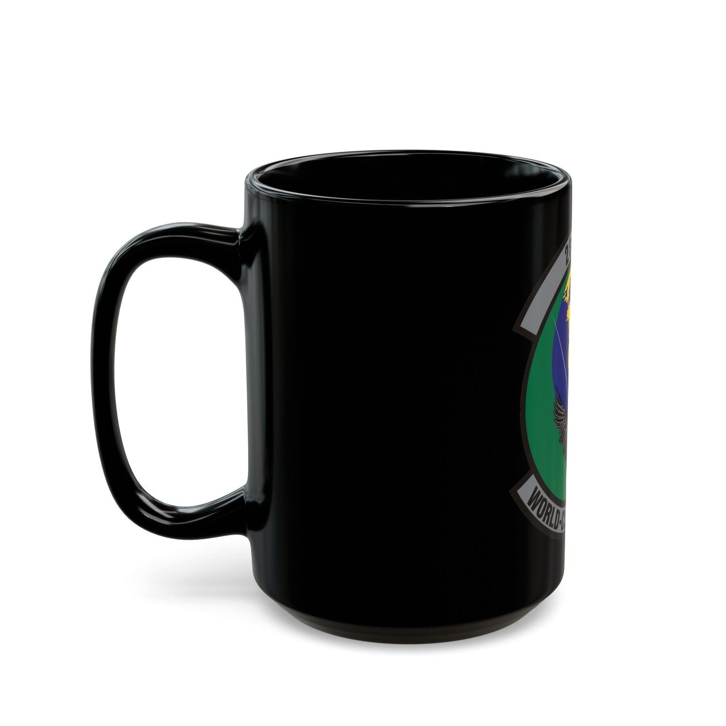 28th Logistics Support Squadron (U.S. Air Force) Black Coffee Mug-The Sticker Space