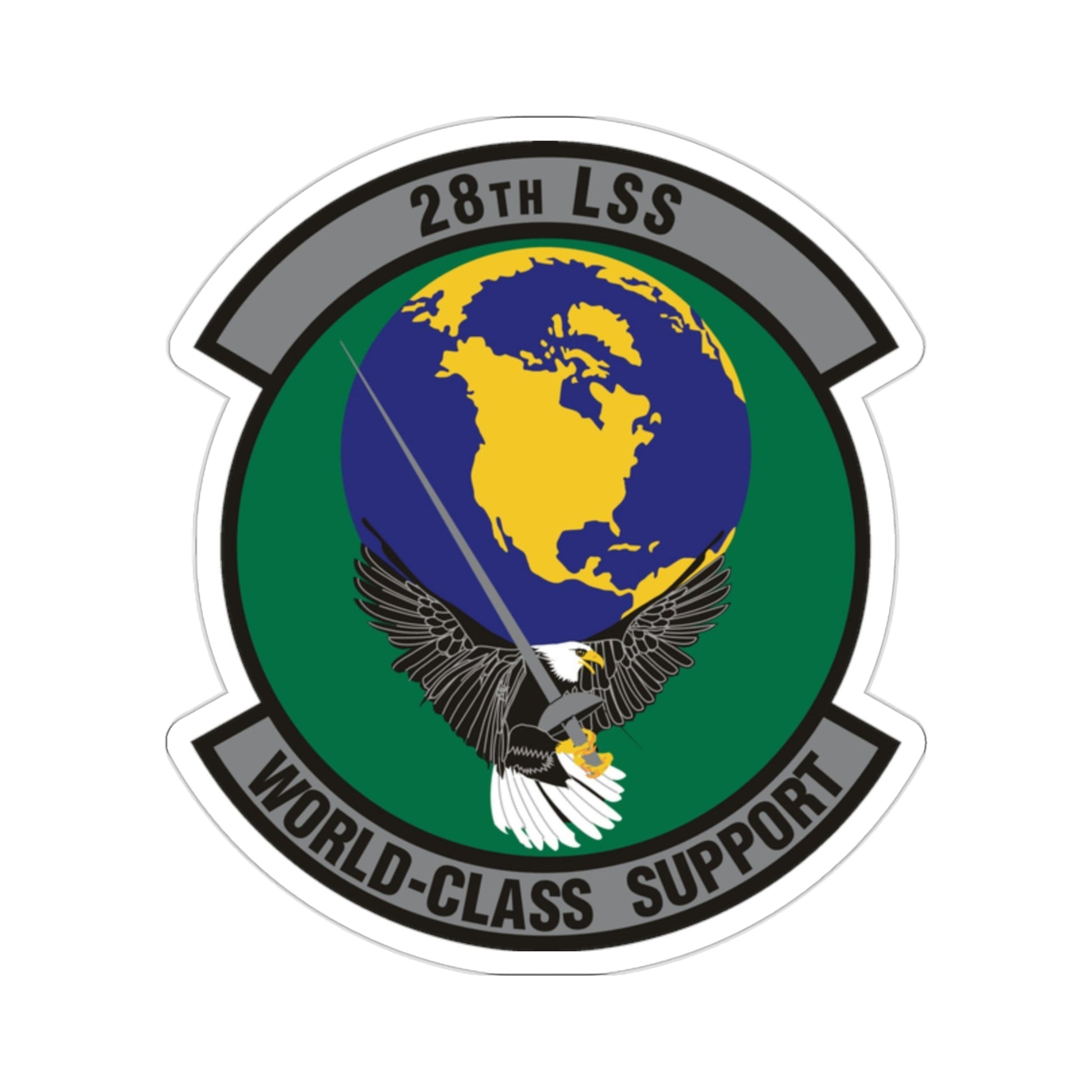 28th Logistics Support Squadron (U.S. Air Force) STICKER Vinyl Die-Cut Decal-2 Inch-The Sticker Space