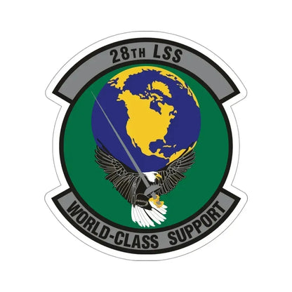 28th Logistics Support Squadron (U.S. Air Force) STICKER Vinyl Die-Cut Decal 4 Inch - The Sticker Space