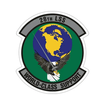 28th Logistics Support Squadron (U.S. Air Force) STICKER Vinyl Die-Cut Decal 5 Inch - The Sticker Space