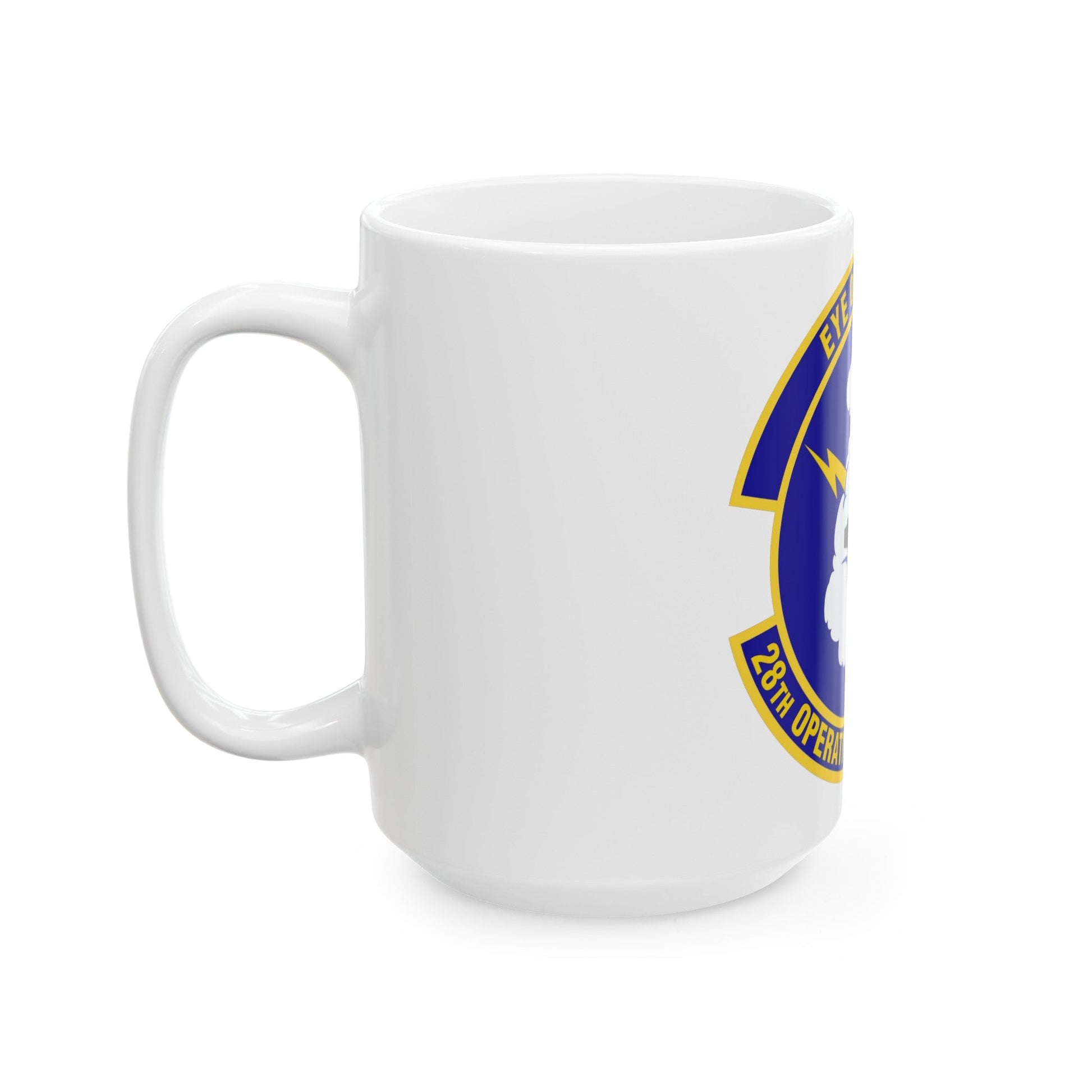 28th Operational Weather Squadron (U.S. Air Force) White Coffee Mug-The Sticker Space