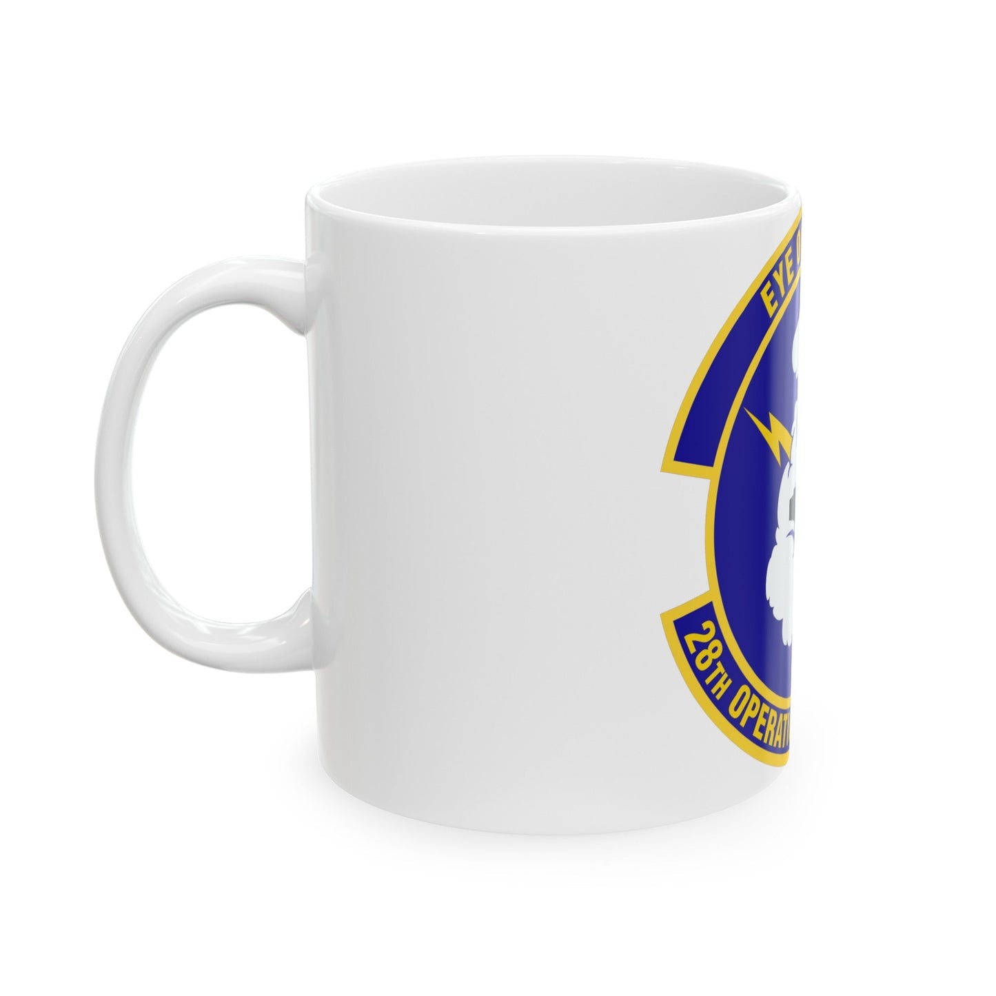 28th Operational Weather Squadron (U.S. Air Force) White Coffee Mug-The Sticker Space