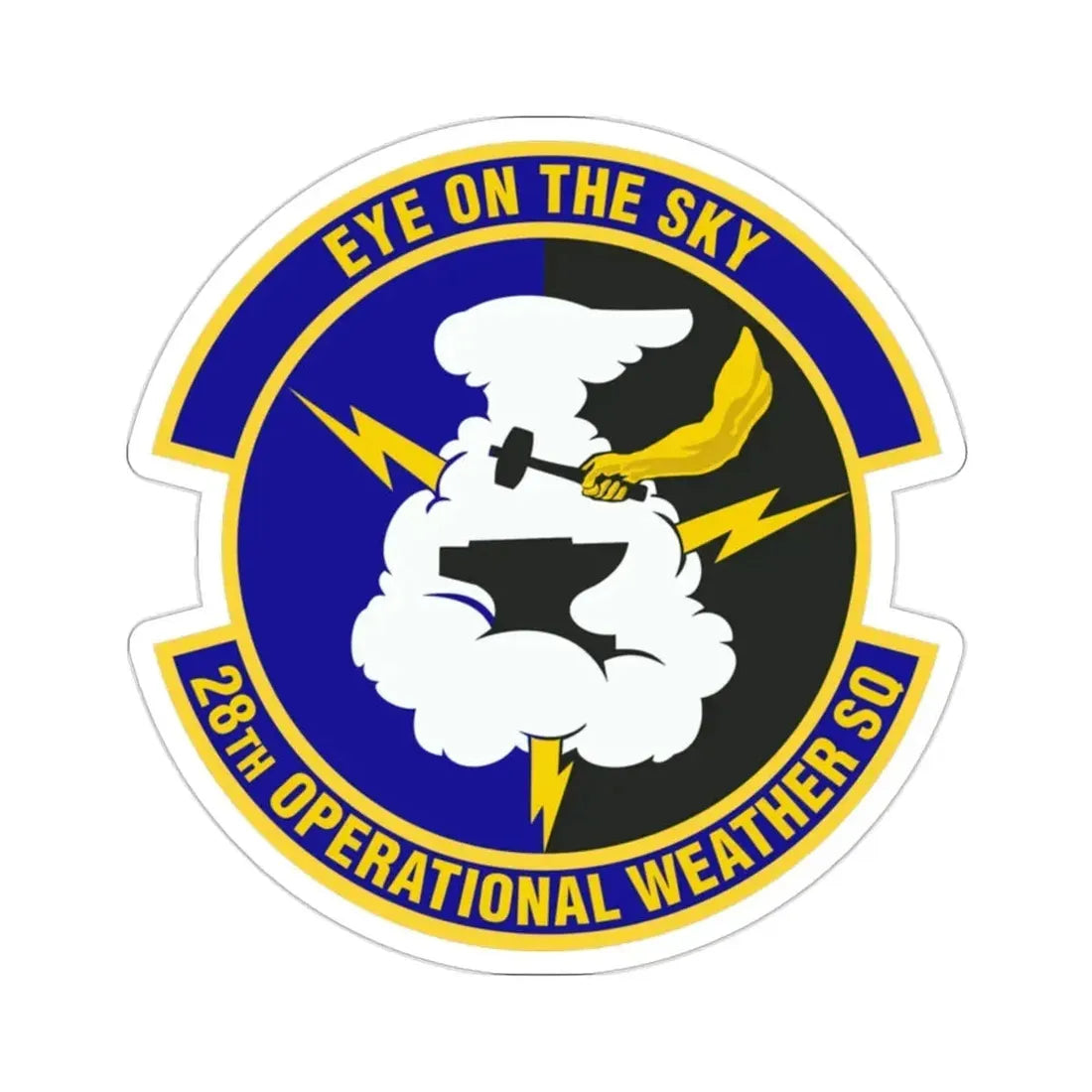 28th Operational Weather Squadron (U.S. Air Force) STICKER Vinyl Die-Cut Decal - The Sticker Space