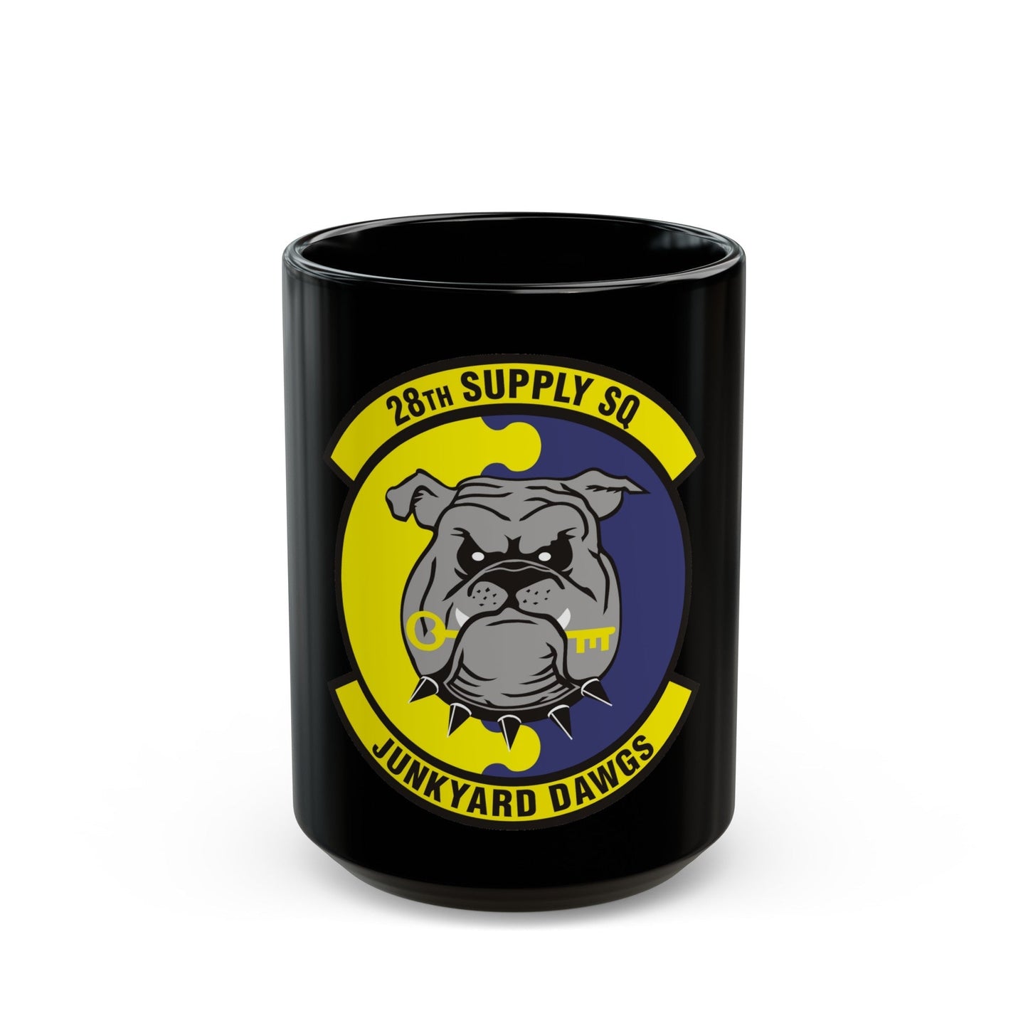 28th Supply Squadron (U.S. Air Force) Black Coffee Mug-15oz-The Sticker Space