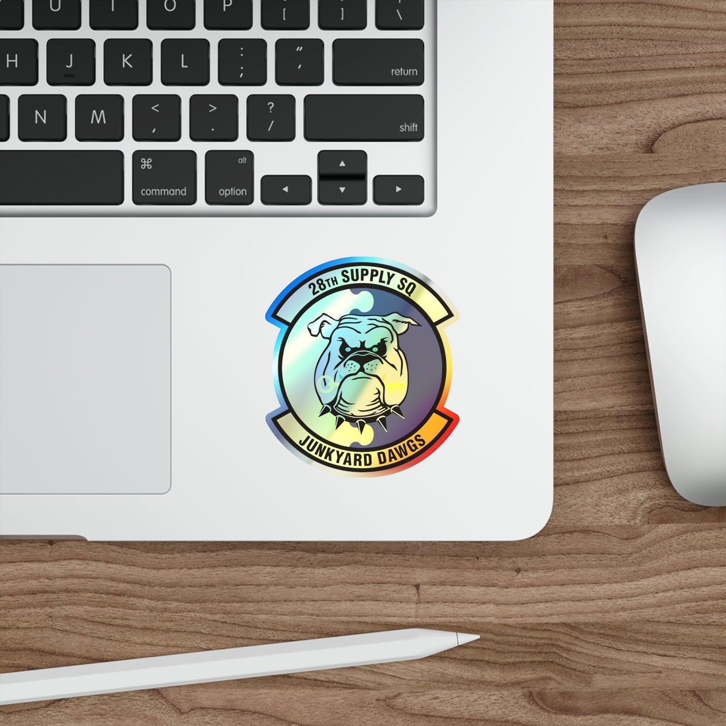 28th Supply Squadron (U.S. Air Force) Holographic STICKER Die-Cut Vinyl Decal-The Sticker Space