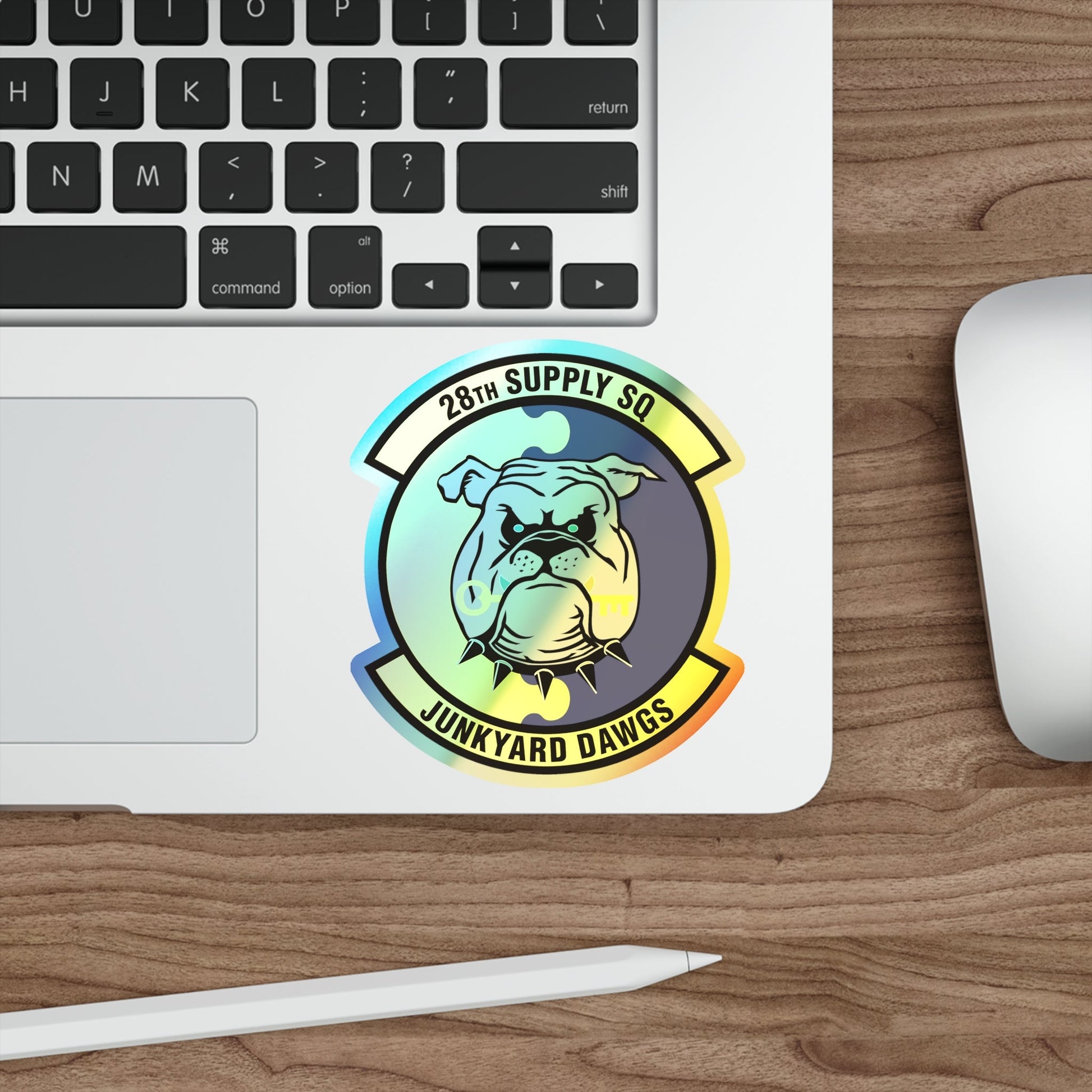 28th Supply Squadron (U.S. Air Force) Holographic STICKER Die-Cut Vinyl Decal-The Sticker Space