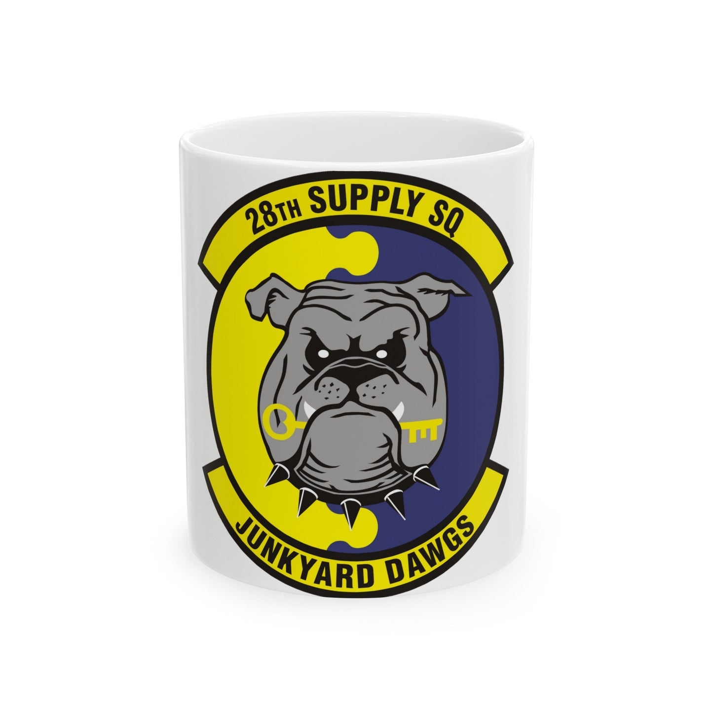 28th Supply Squadron (U.S. Air Force) White Coffee Mug-11oz-The Sticker Space