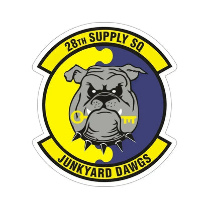 28th Supply Squadron (U.S. Air Force) STICKER Vinyl Die-Cut Decal 4 Inch - The Sticker Space