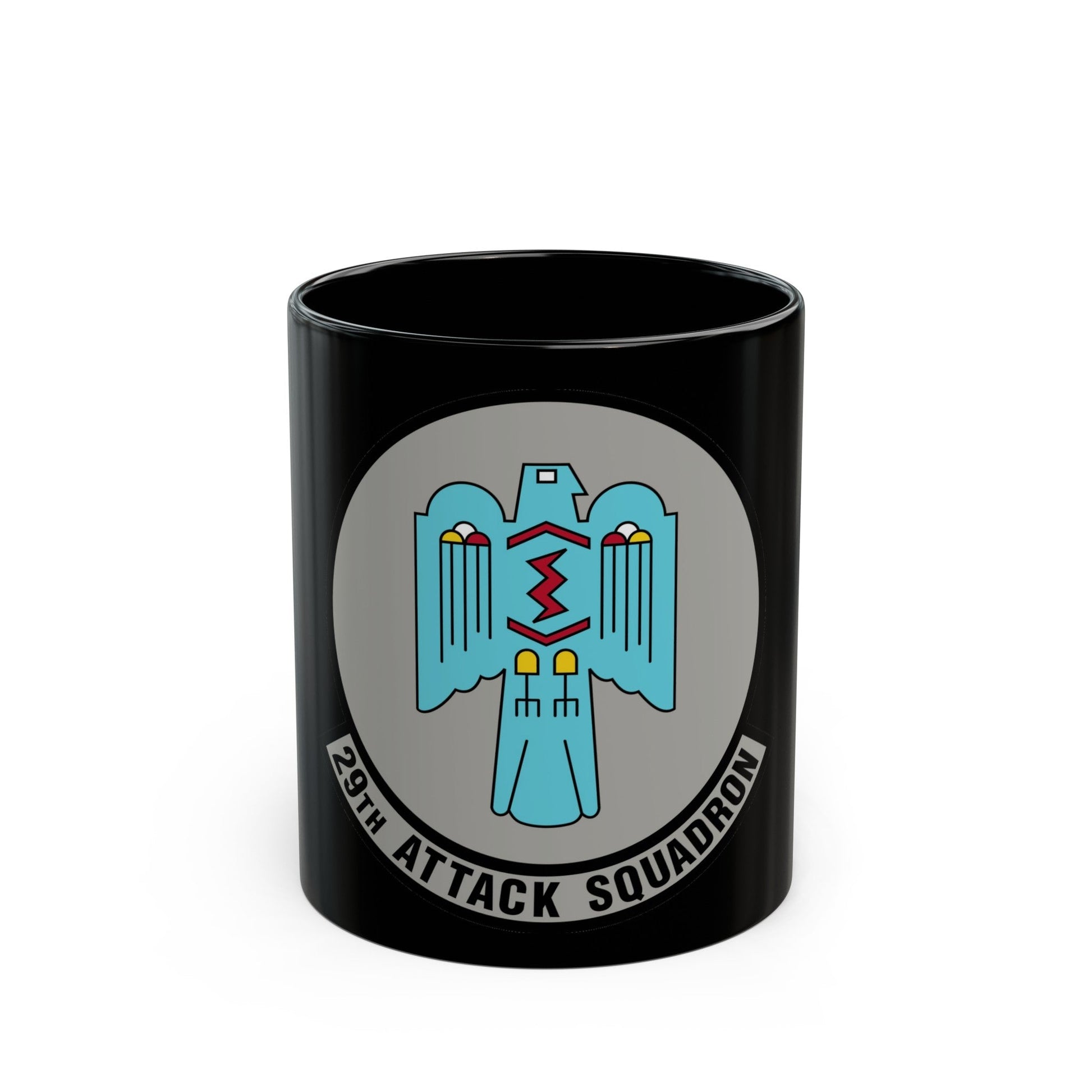 29 Attack Squadron ACC (U.S. Air Force) Black Coffee Mug-11oz-The Sticker Space