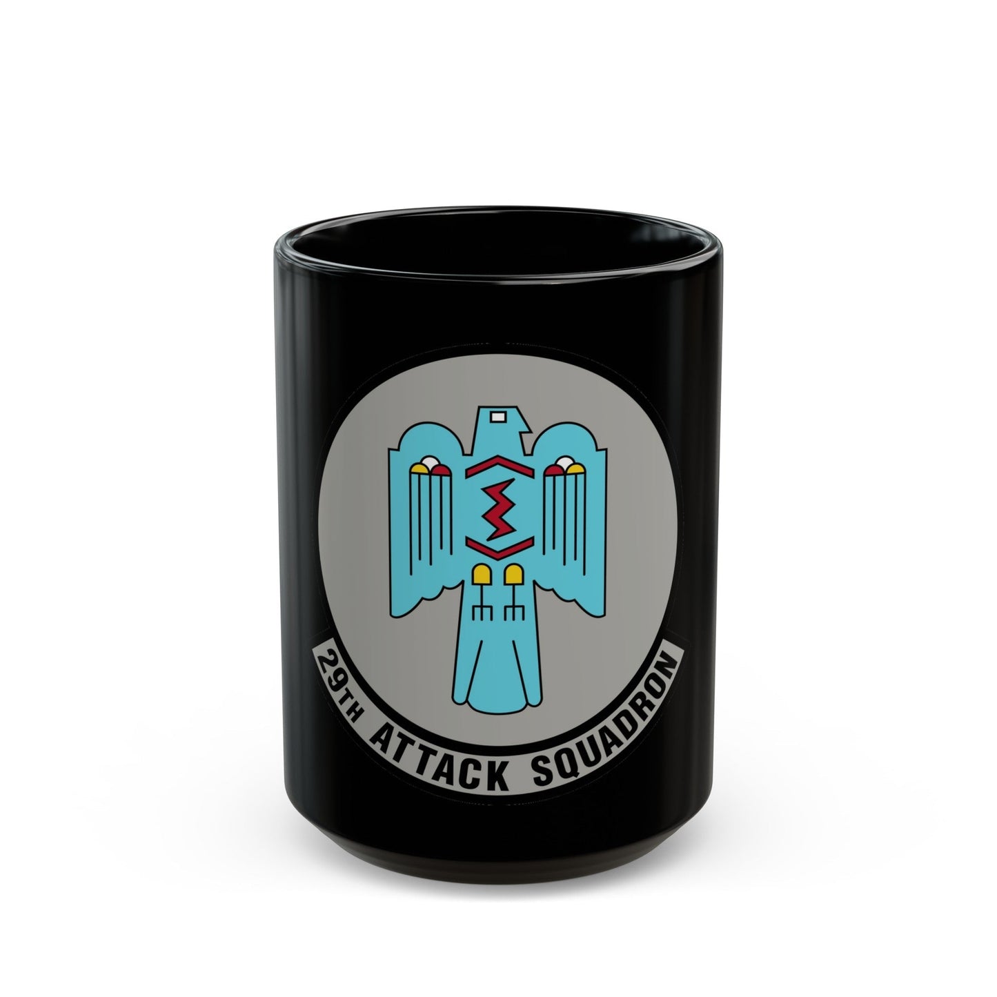 29 Attack Squadron ACC (U.S. Air Force) Black Coffee Mug-15oz-The Sticker Space