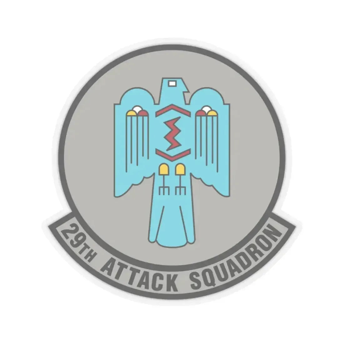 29 Attack Squadron ACC (U.S. Air Force) STICKER Vinyl Kiss-Cut Decal 2 Inch Transparent - The Sticker Space