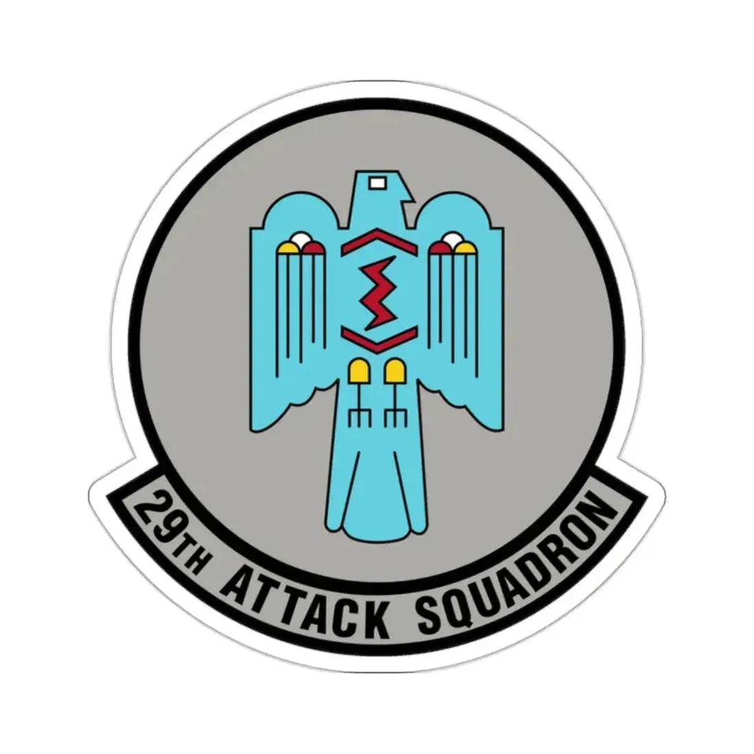 29 Attack Squadron ACC (U.S. Air Force) STICKER Vinyl Kiss-Cut Decal 2 Inch White - The Sticker Space