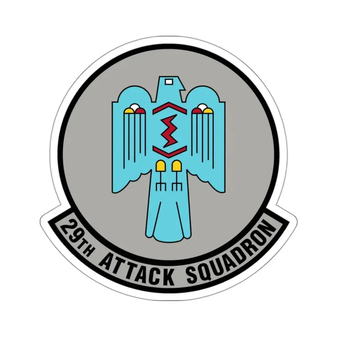 29 Attack Squadron ACC (U.S. Air Force) STICKER Vinyl Kiss-Cut Decal 3 Inch White - The Sticker Space