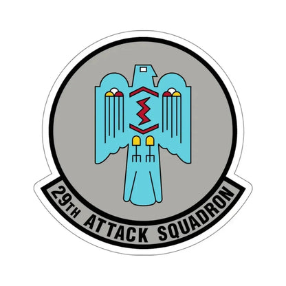 29 Attack Squadron ACC (U.S. Air Force) STICKER Vinyl Kiss-Cut Decal 4 Inch White - The Sticker Space