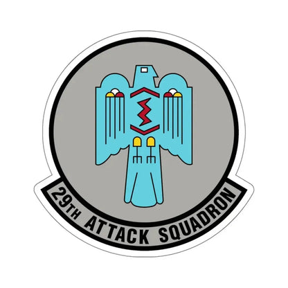 29 Attack Squadron ACC (U.S. Air Force) STICKER Vinyl Kiss-Cut Decal 6 Inch White - The Sticker Space