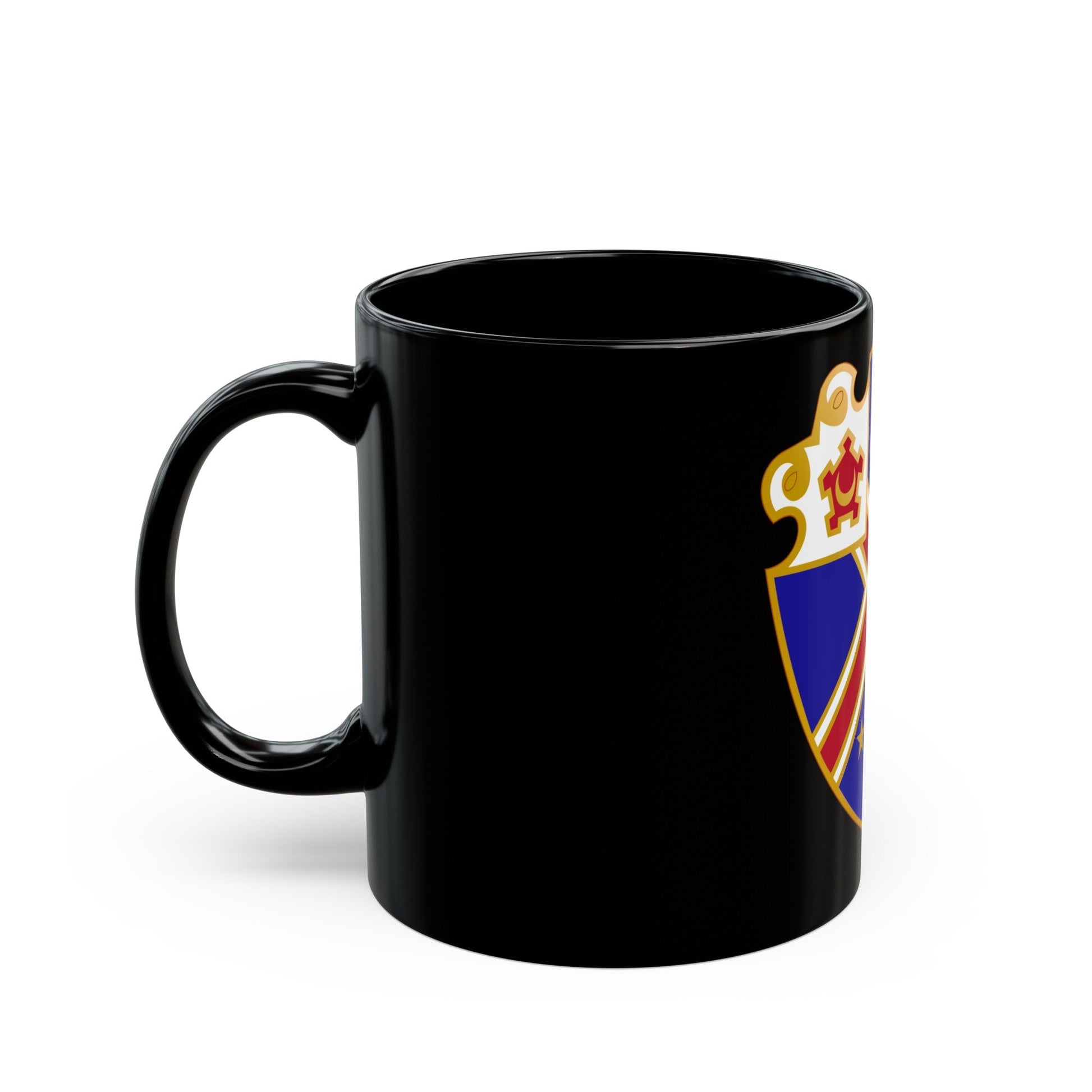 29 Engineer Battalion (U.S. Army) Black Coffee Mug-The Sticker Space