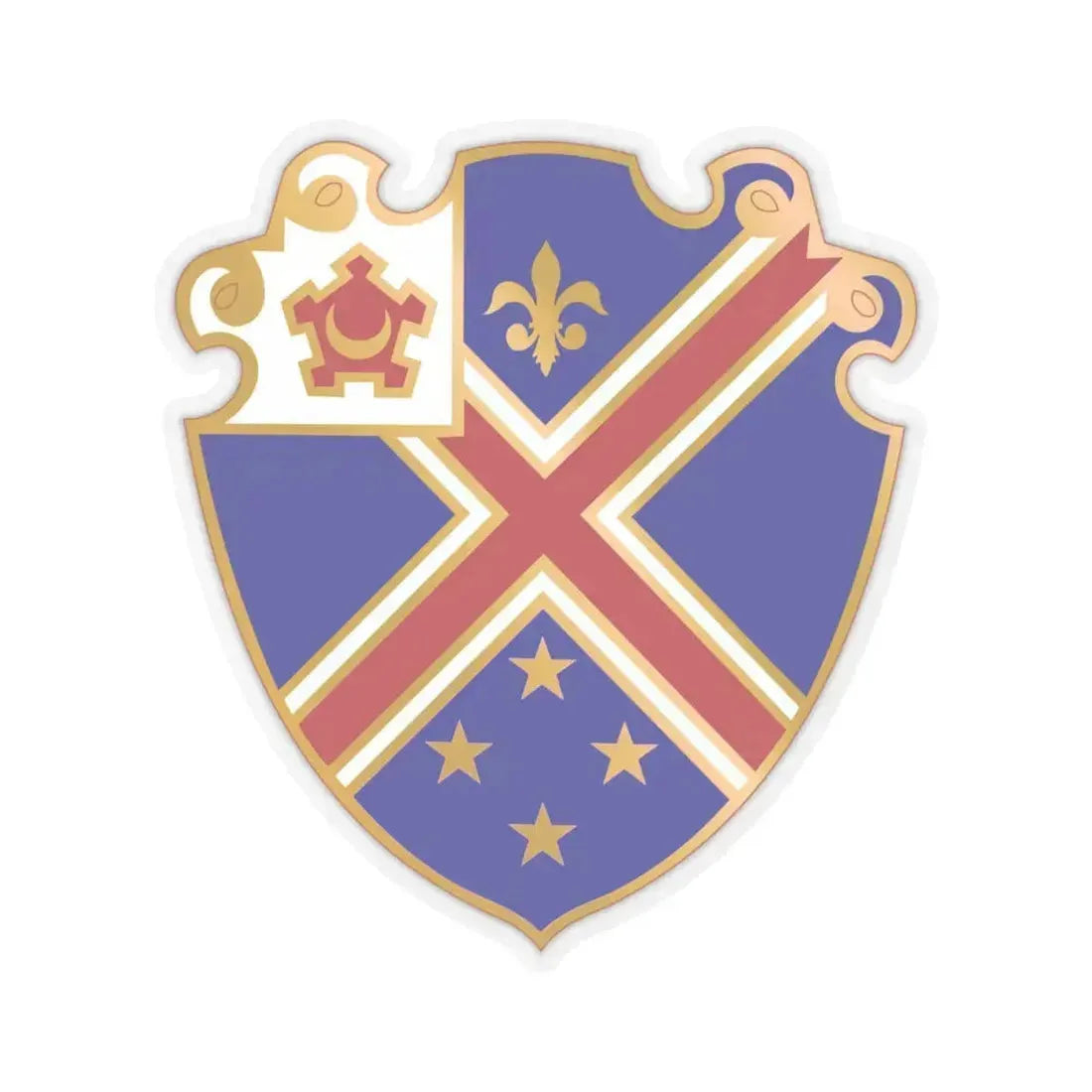 29 Engineer Battalion (U.S. Army) STICKER Vinyl Kiss-Cut Decal 4 Inch Transparent - The Sticker Space