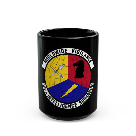 29 Intelligence Squadron ACC (U.S. Air Force) Black Coffee Mug-15oz-The Sticker Space