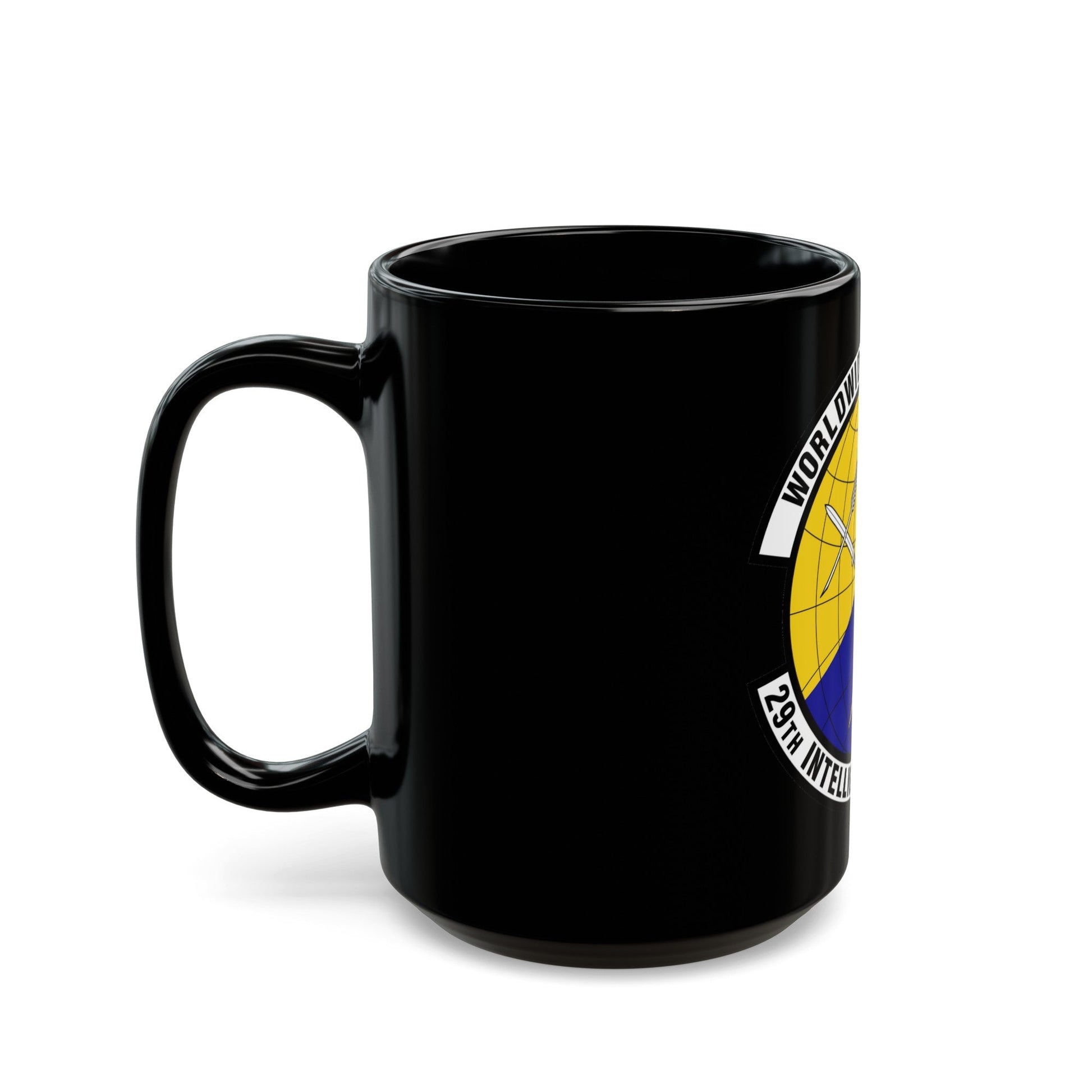 29 Intelligence Squadron ACC (U.S. Air Force) Black Coffee Mug-The Sticker Space