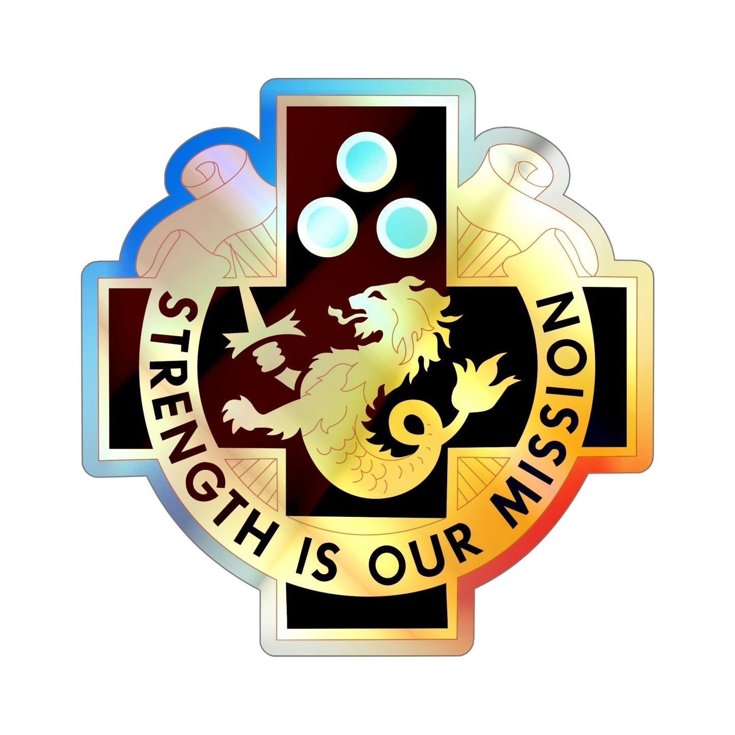 29 Surgical Hospital (U.S. Army) Holographic STICKER Die-Cut Vinyl Decal-6 Inch-The Sticker Space