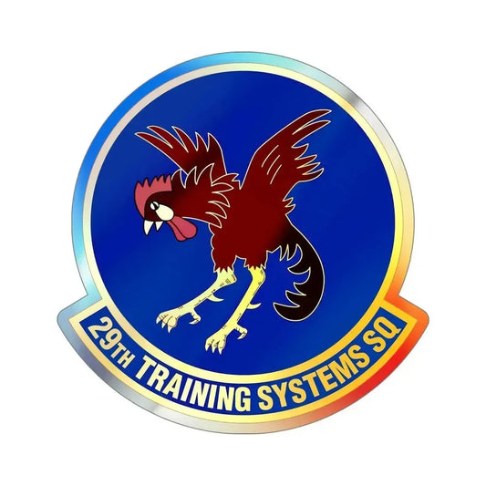 29 Training Systems Sq ACC (U.S. Air Force) Holographic STICKER Die-Cut Vinyl Decal 6 Inch Holographic - The Sticker Space