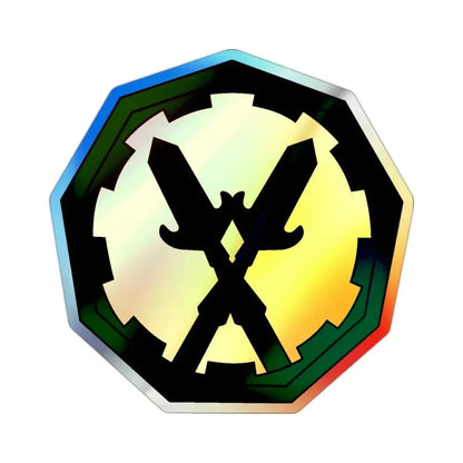290 Military Police Brigade 2 (U.S. Army) Holographic STICKER Die-Cut Vinyl Decal 2 Inch Holographic - The Sticker Space