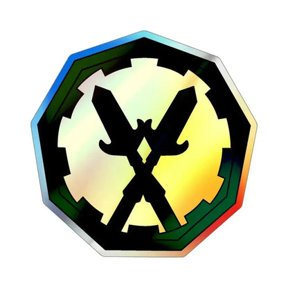 290 Military Police Brigade 2 (U.S. Army) Holographic STICKER Die-Cut Vinyl Decal 5 Inch Holographic - The Sticker Space