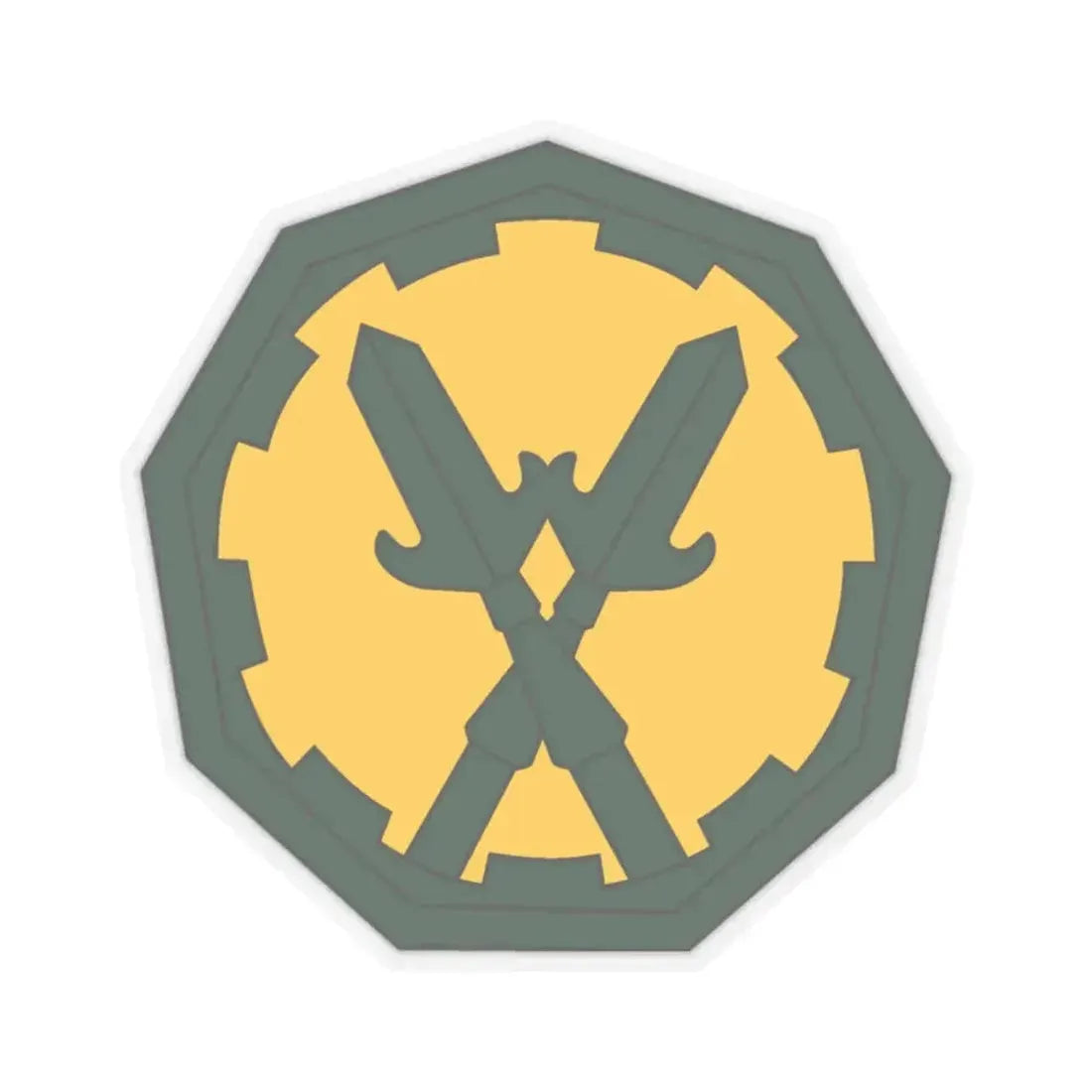 290 Military Police Brigade 2 (U.S. Army) STICKER Vinyl Kiss-Cut Decal 2 Inch Transparent - The Sticker Space