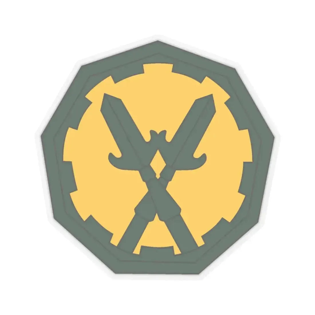 290 Military Police Brigade 2 (U.S. Army) STICKER Vinyl Kiss-Cut Decal 3 Inch Transparent - The Sticker Space