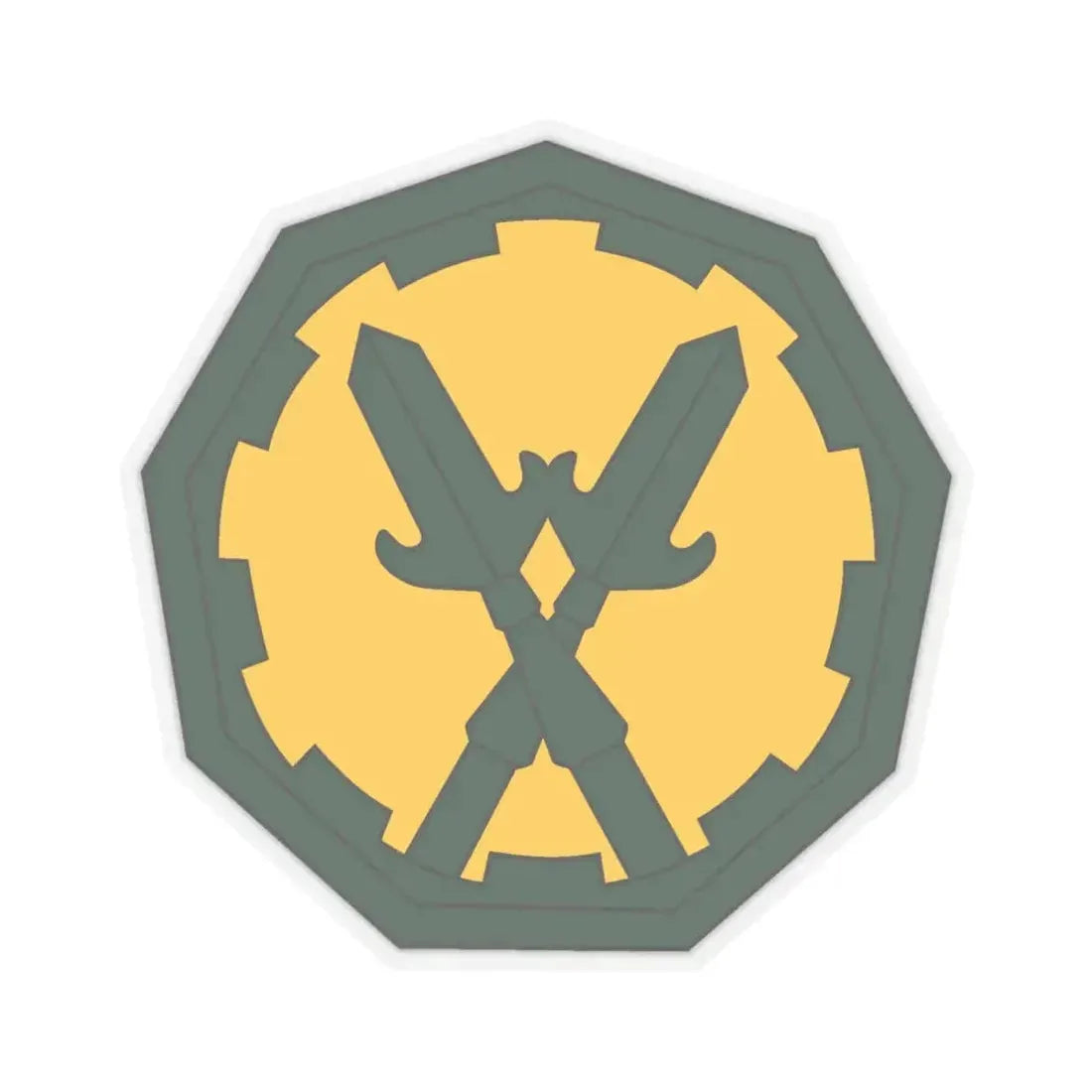 290 Military Police Brigade 2 (U.S. Army) STICKER Vinyl Kiss-Cut Decal 4 Inch Transparent - The Sticker Space