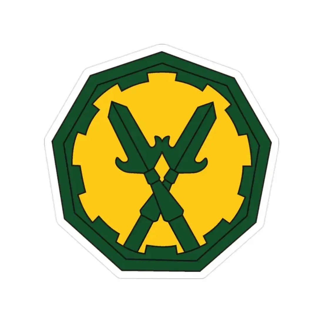 290 Military Police Brigade 2 (U.S. Army) Transparent STICKER Die-Cut Vinyl Decal 2 Inch - The Sticker Space