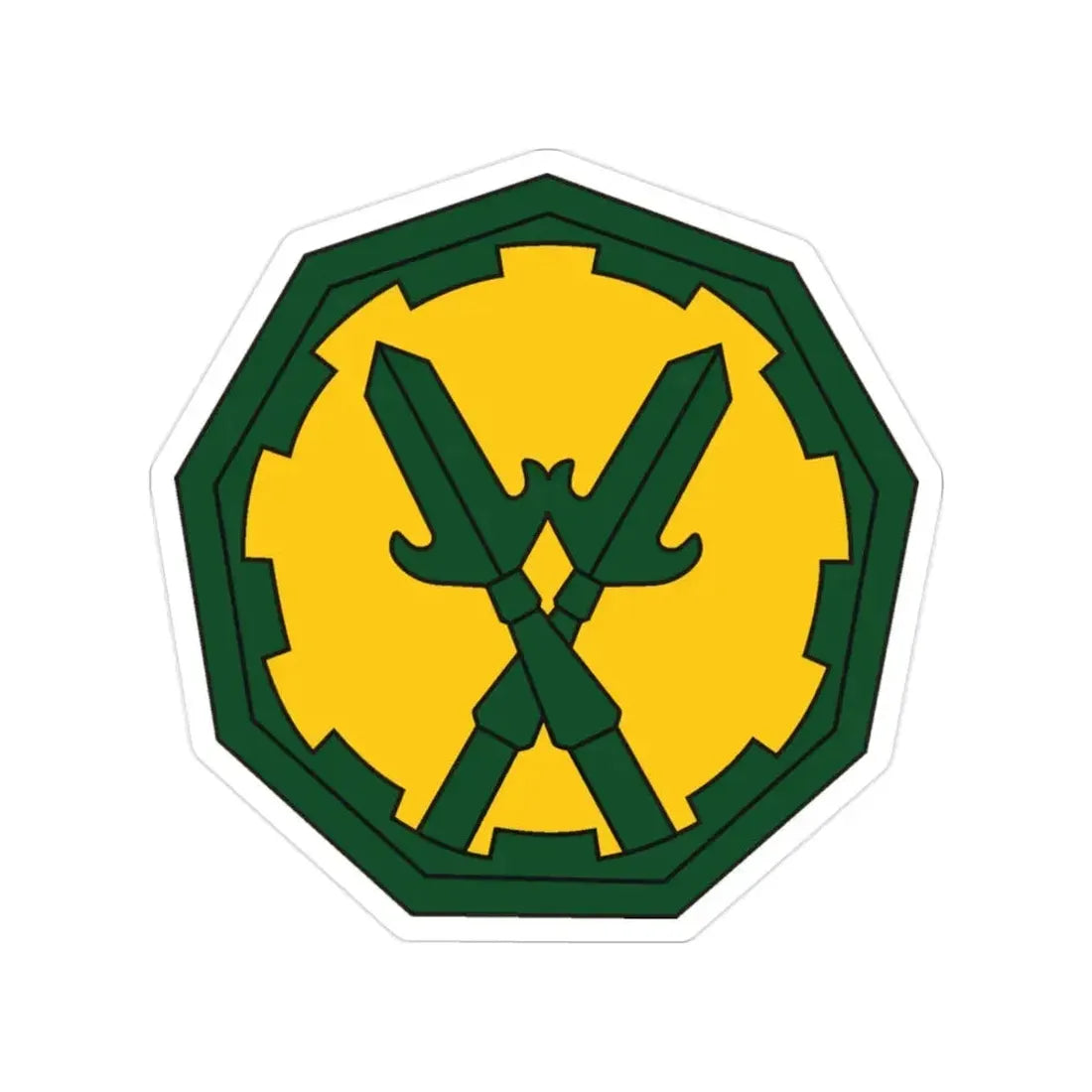 290 Military Police Brigade 2 (U.S. Army) Transparent STICKER Die-Cut Vinyl Decal 2 Inch - The Sticker Space
