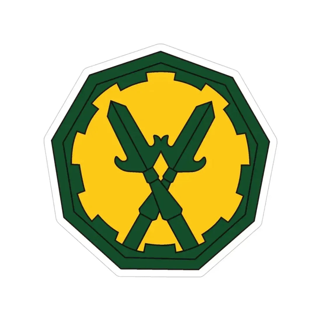 290 Military Police Brigade 2 (U.S. Army) Transparent STICKER Die-Cut Vinyl Decal 4 Inch - The Sticker Space