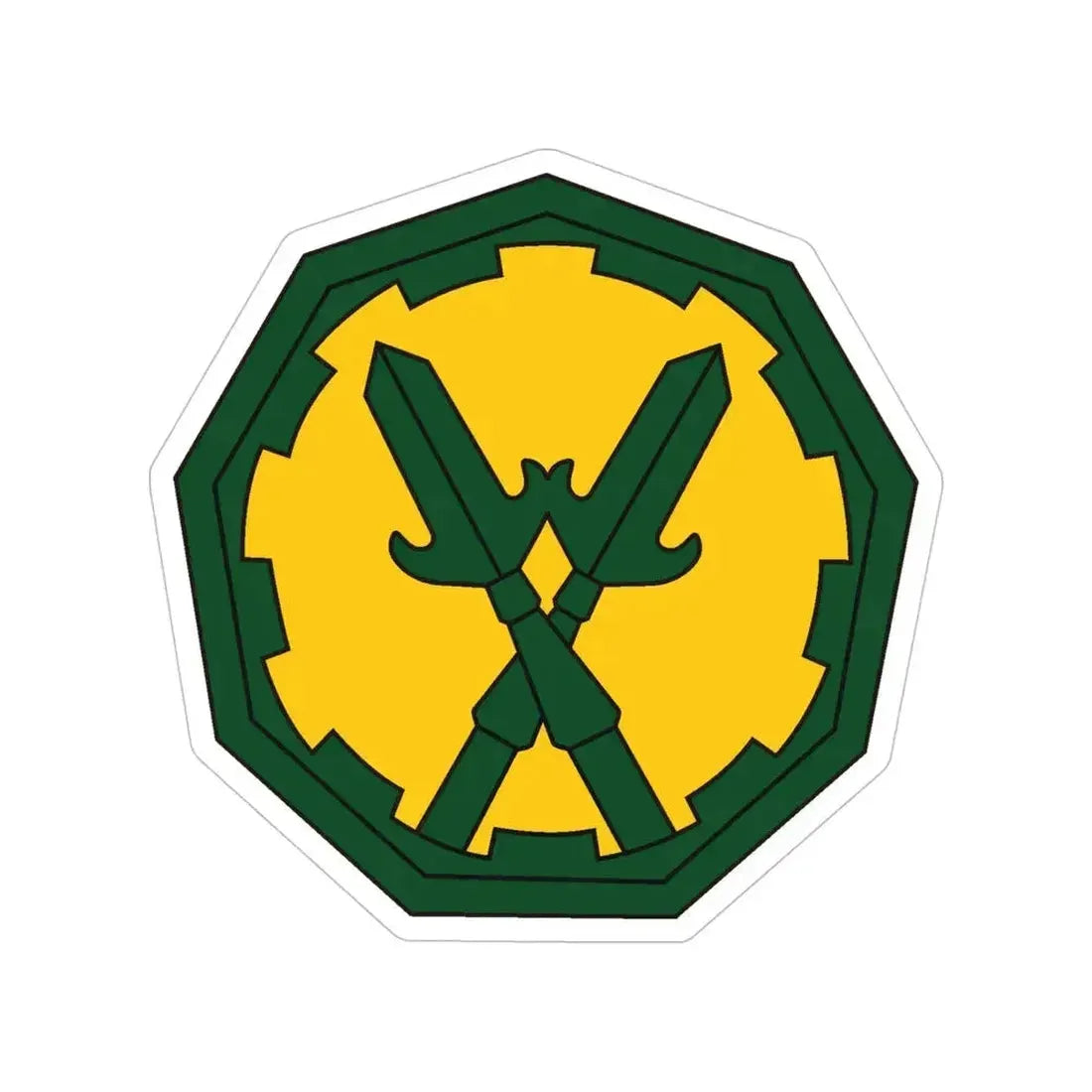 290 Military Police Brigade 2 (U.S. Army) Transparent STICKER Die-Cut Vinyl Decal 5 Inch - The Sticker Space