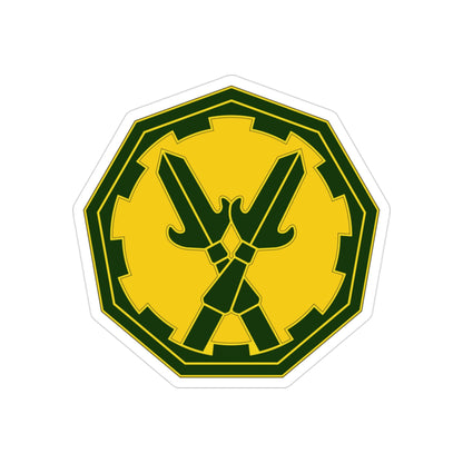 290 Military Police Brigade 3 (U.S. Army) REVERSE PRINT Transparent STICKER-3" × 3"-The Sticker Space