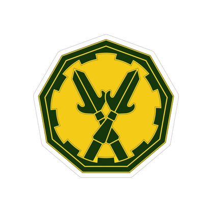 290 Military Police Brigade 3 (U.S. Army) REVERSE PRINT Transparent STICKER-5" × 5"-The Sticker Space