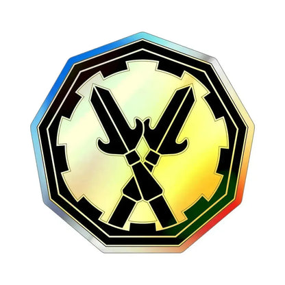 290 Military Police Brigade 3 (U.S. Army) Holographic STICKER Die-Cut Vinyl Decal 6 Inch Holographic - The Sticker Space