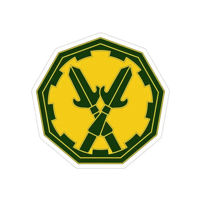 290 Military Police Brigade 3 (U.S. Army) REVERSE PRINT Transparent Die-Cut STICKER 6 Inch Die-Cut Transparent - The Sticker Space
