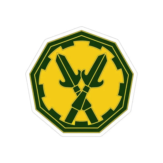 290 Military Police Brigade 3 (U.S. Army) REVERSE PRINT Transparent Die-Cut STICKER 6 Inch Die-Cut Transparent - The Sticker Space