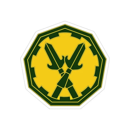 290 Military Police Brigade 3 (U.S. Army) REVERSE PRINT Transparent Die-Cut STICKER - The Sticker Space
