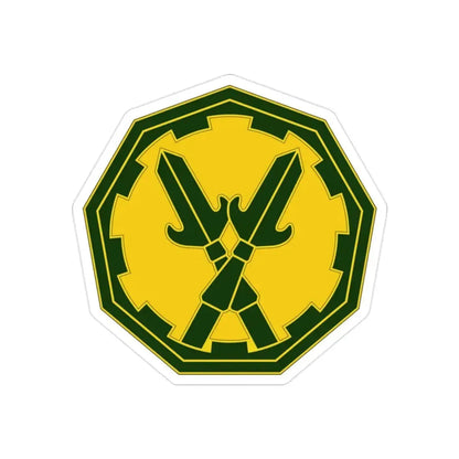 290 Military Police Brigade 3 (U.S. Army) REVERSE PRINT Transparent Die-Cut STICKER - The Sticker Space