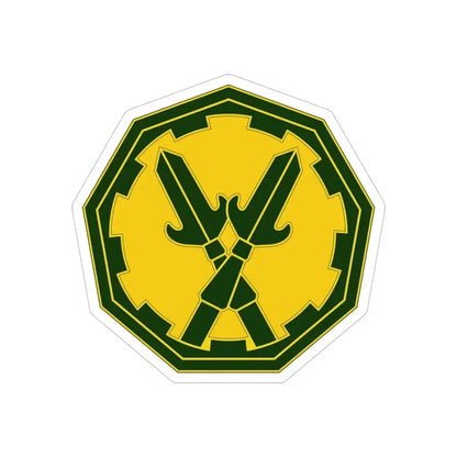 290 Military Police Brigade 3 (U.S. Army) REVERSE PRINT Transparent Die-Cut STICKER - The Sticker Space