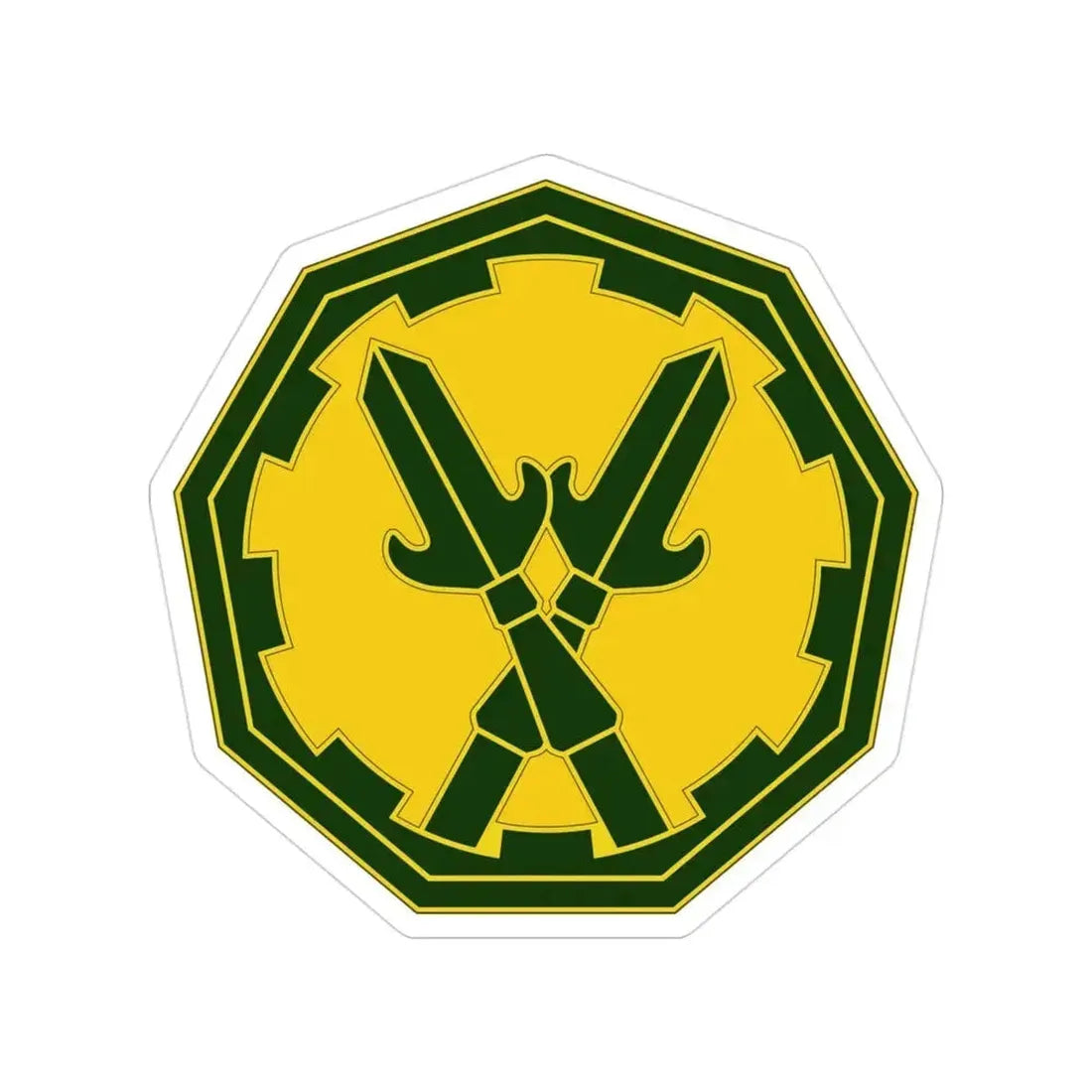 290 Military Police Brigade 3 (U.S. Army) Transparent STICKER Die-Cut Vinyl Decal 3 Inch - The Sticker Space