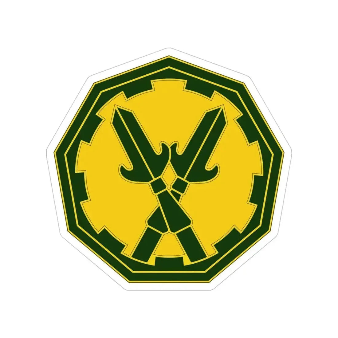 290 Military Police Brigade 3 (U.S. Army) Transparent STICKER Die-Cut Vinyl Decal 4 Inch - The Sticker Space