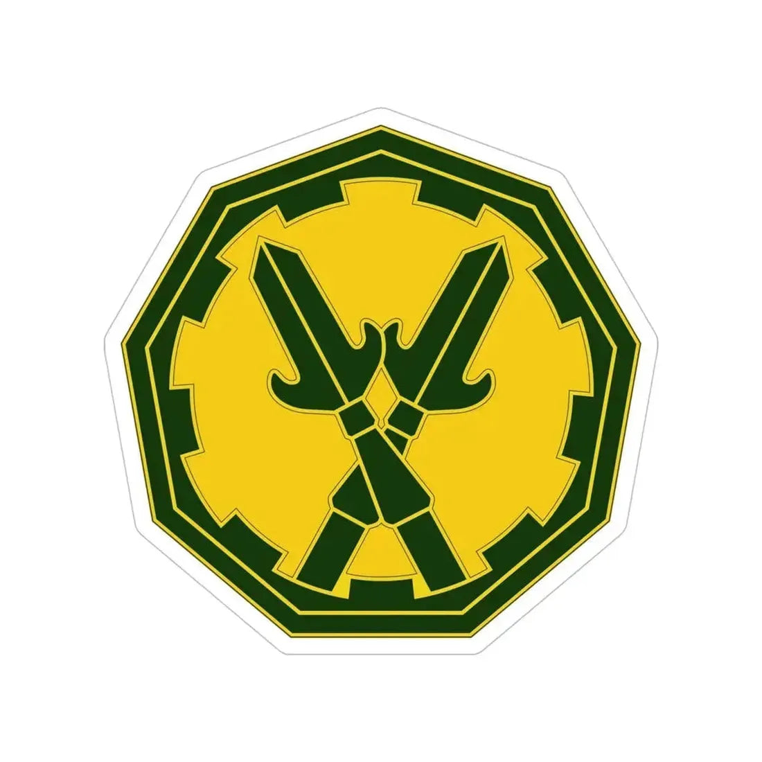 290 Military Police Brigade 3 (U.S. Army) Transparent STICKER Die-Cut Vinyl Decal 5 Inch - The Sticker Space
